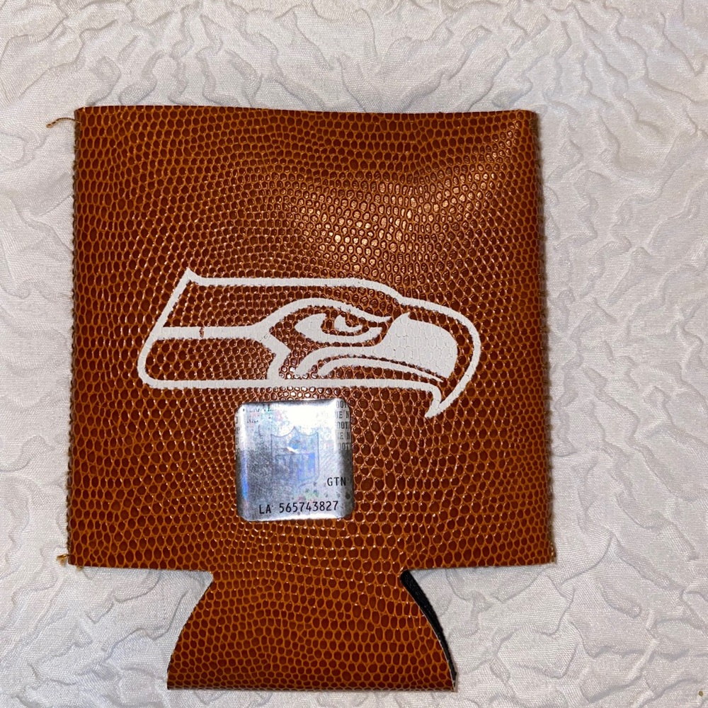 Seattle Seahawks koozie